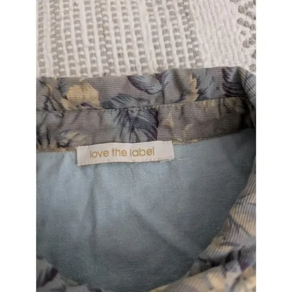 Anthropologie Love The Label button down shirt size lp - Picture 6 of 10